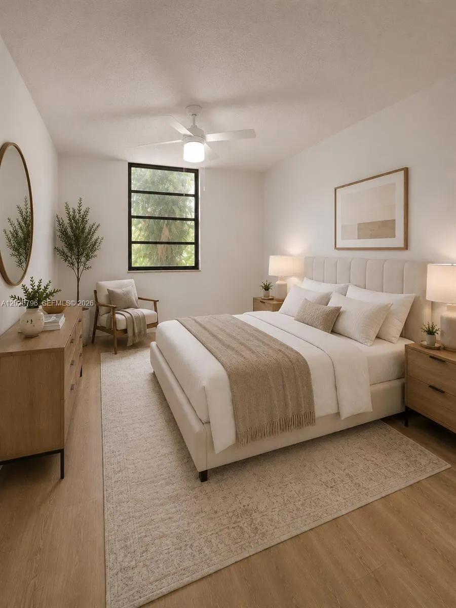 Staged Primary Bedroom