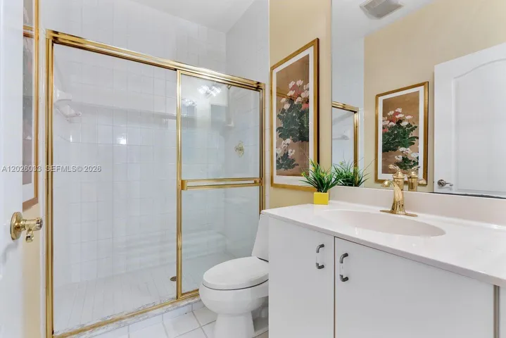 Hall Bath with walk in shower