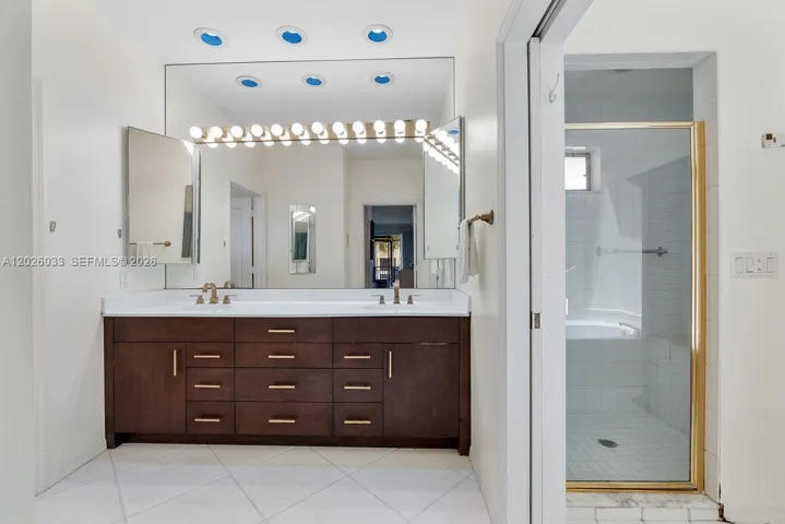 Primary Dual Sinks separate from Shower/Tub