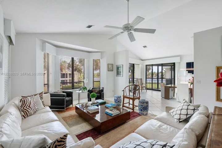 Living Room with Water Views