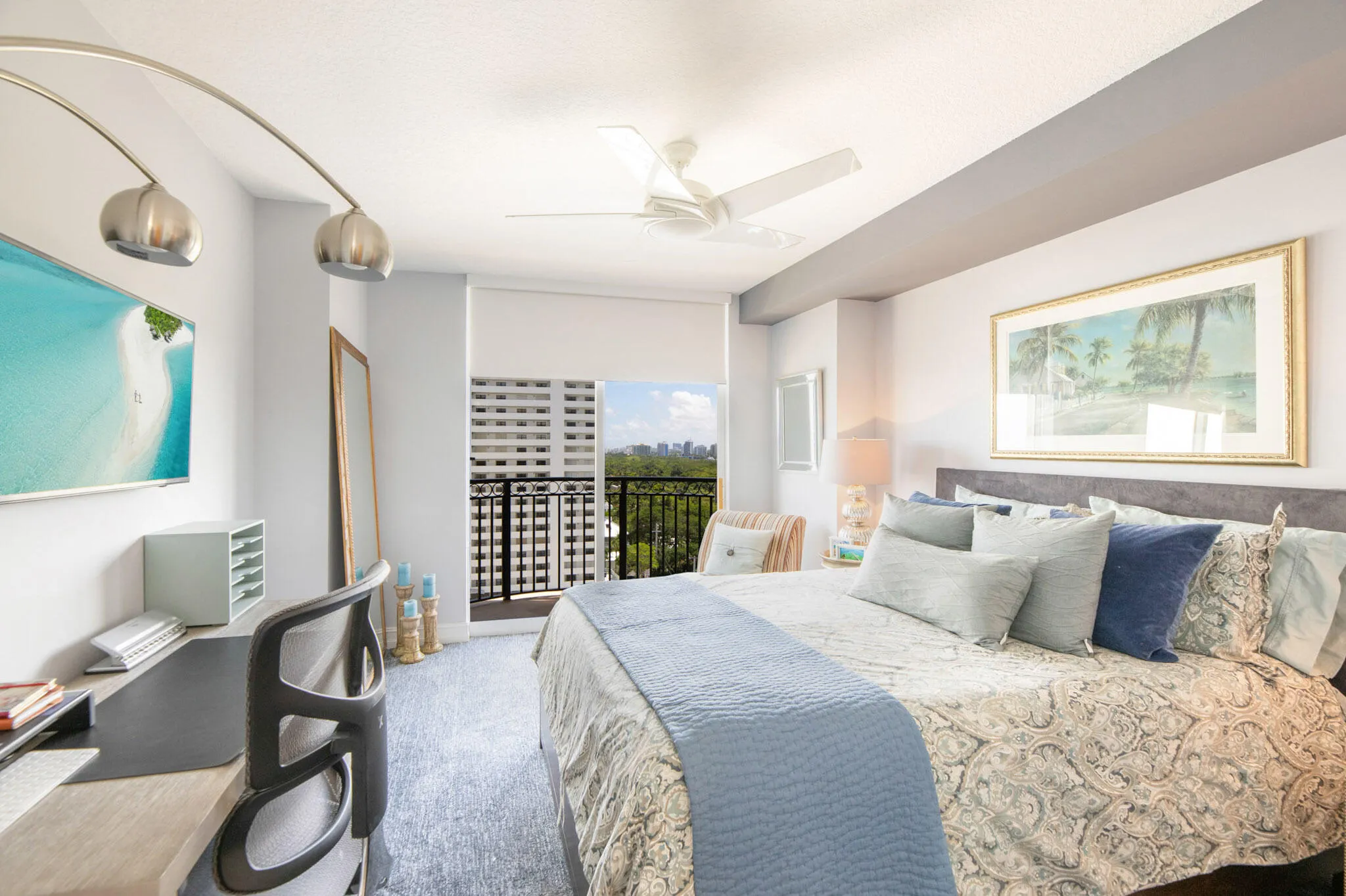 3rd bedroom with balcony
