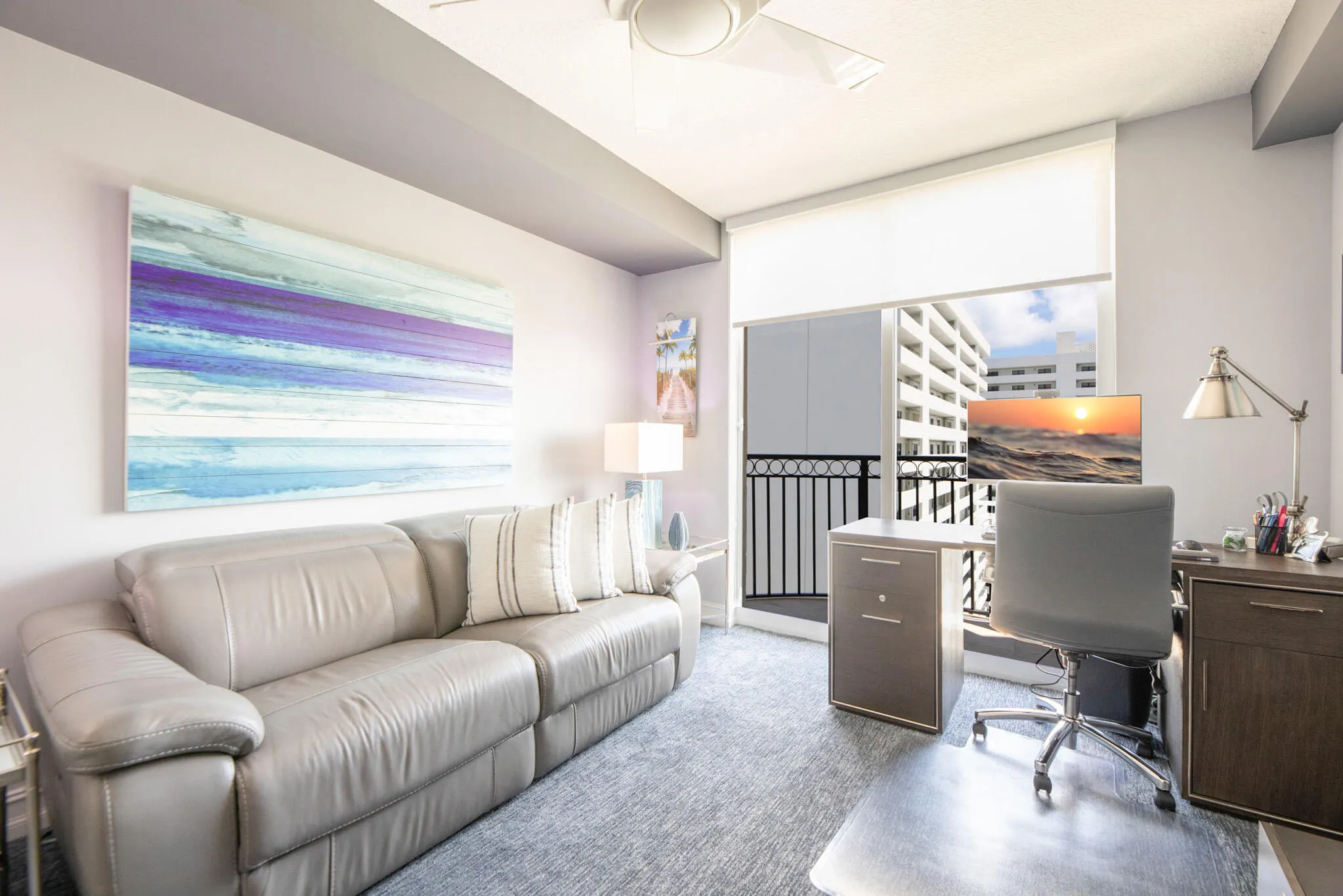 2nd bedroom with balcony