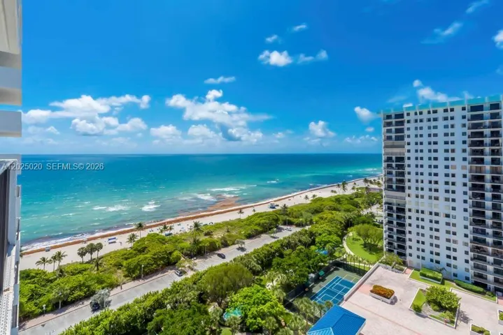 Beach View from the balcony