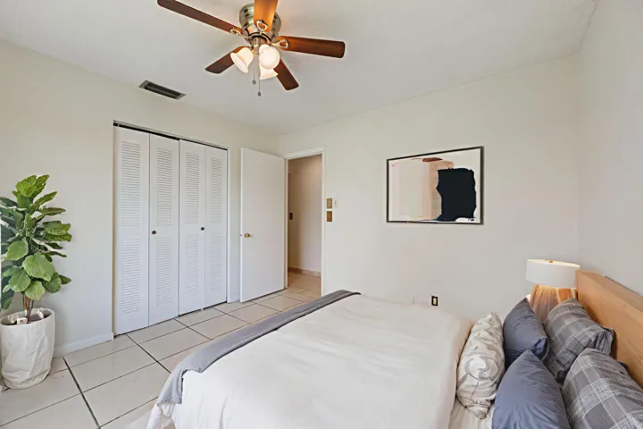 Virtually Staged Guest Bed