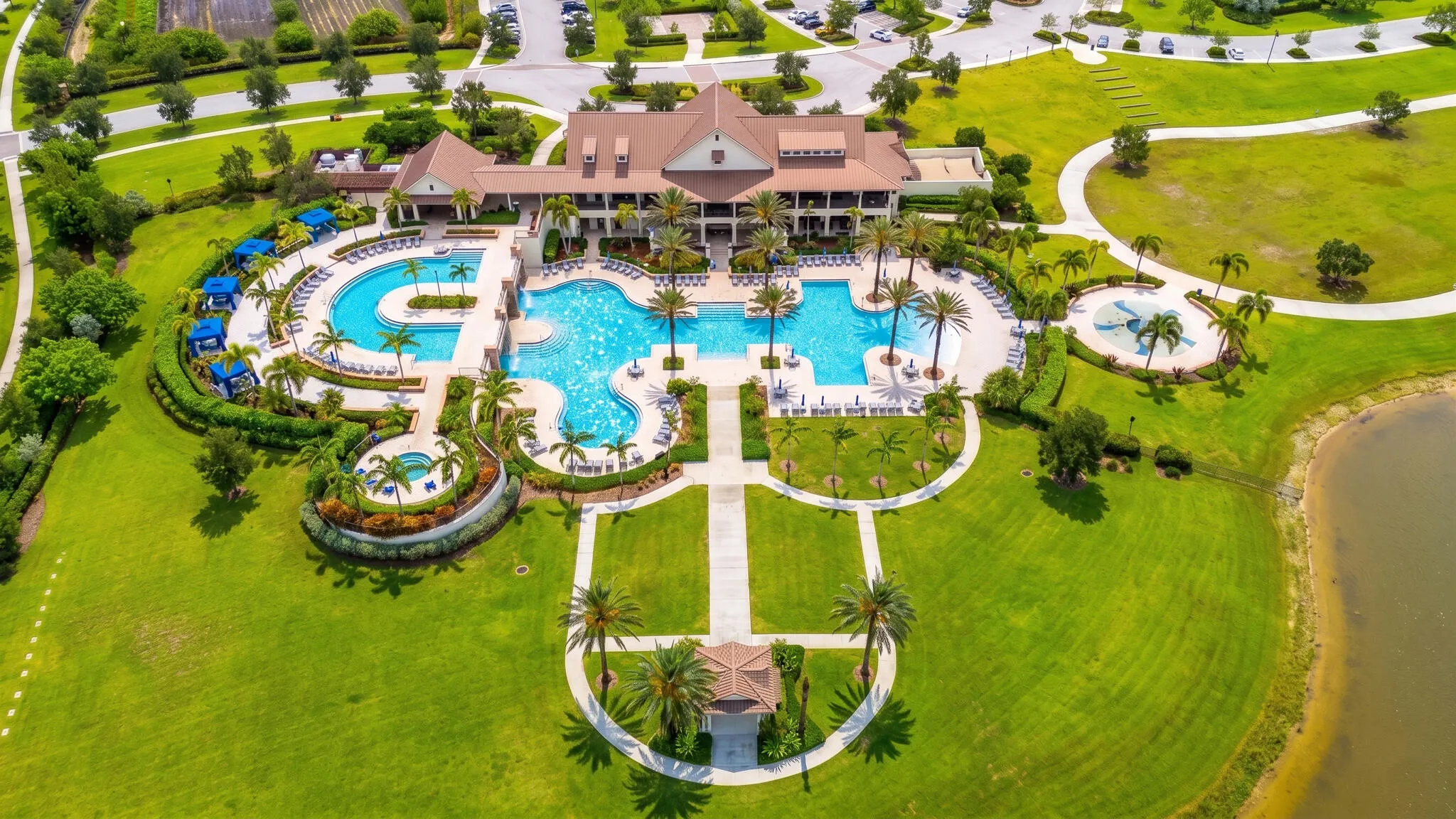 AERIAL CLUBHOUSE AREA