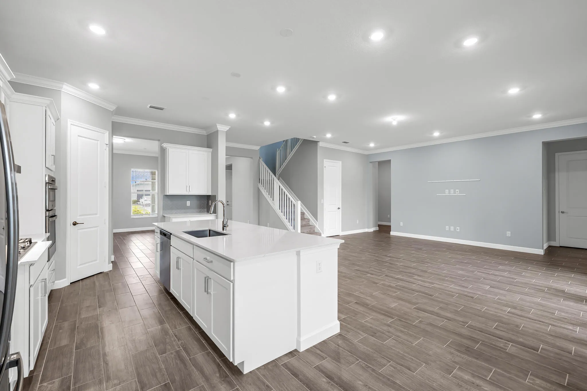 KITCHEN AND GREAT ROOM