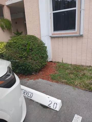Parking spot next to the unit