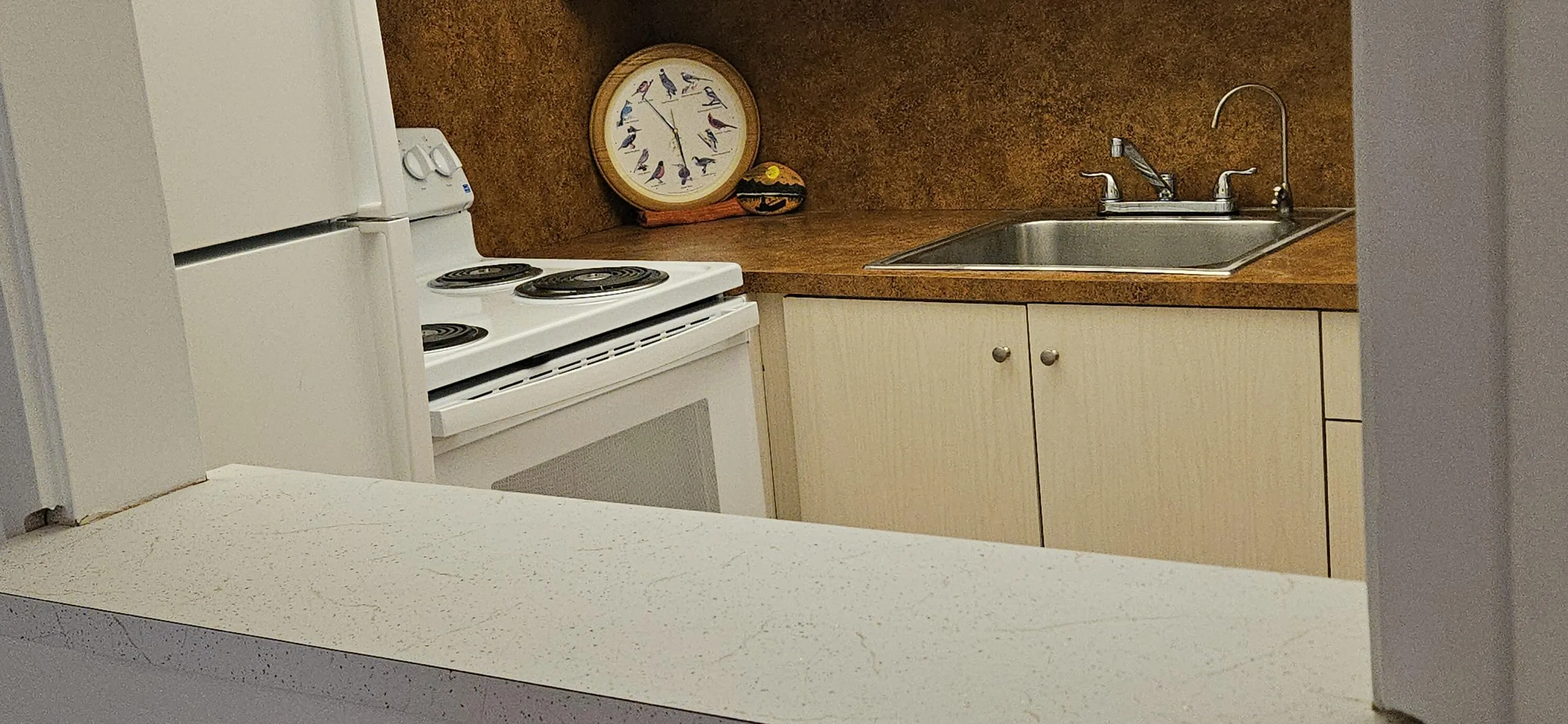 kitchen pass-through close-up