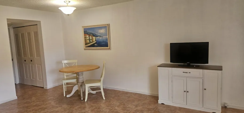 Dining/Living room area, East wall