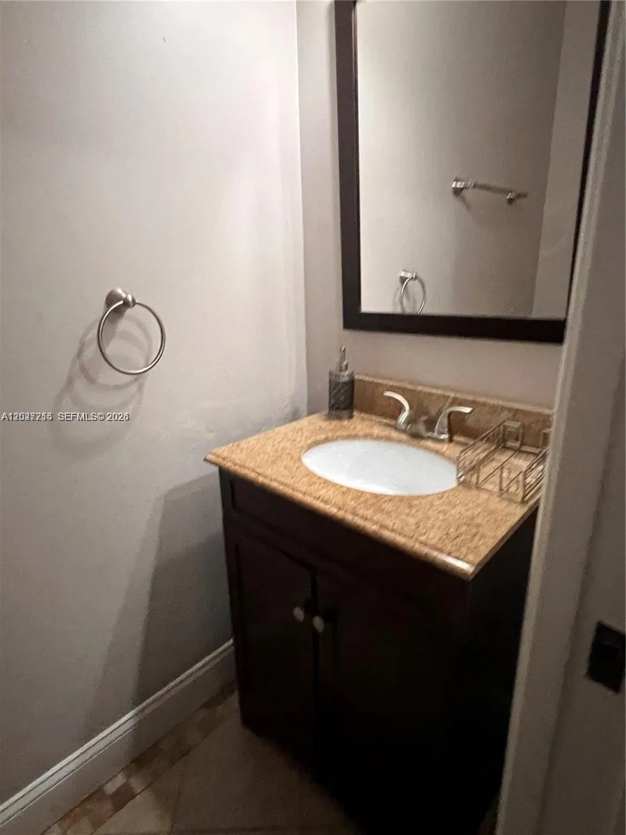 !/2 bathroom downstairs