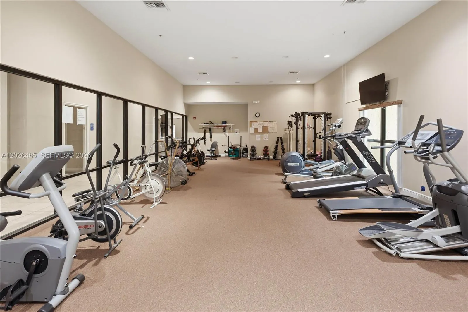 Gym in the Community Clubhouse.