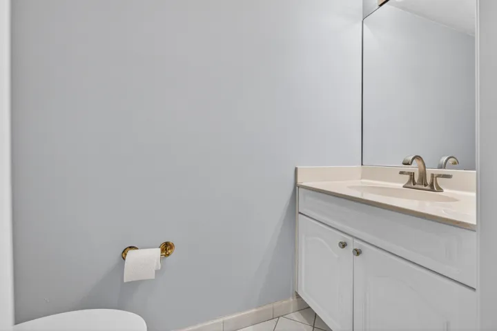 1st floor half bath