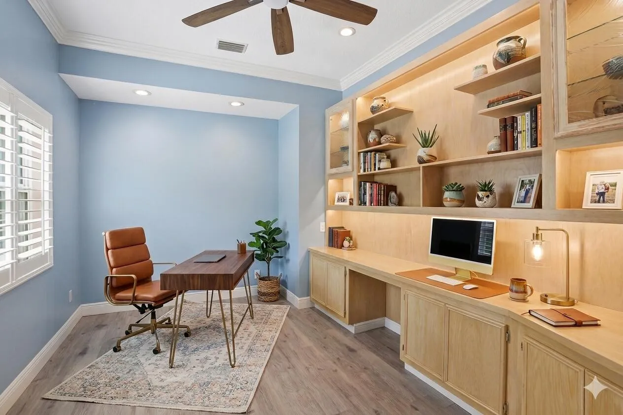 AI generated furniture, can be a bedroom