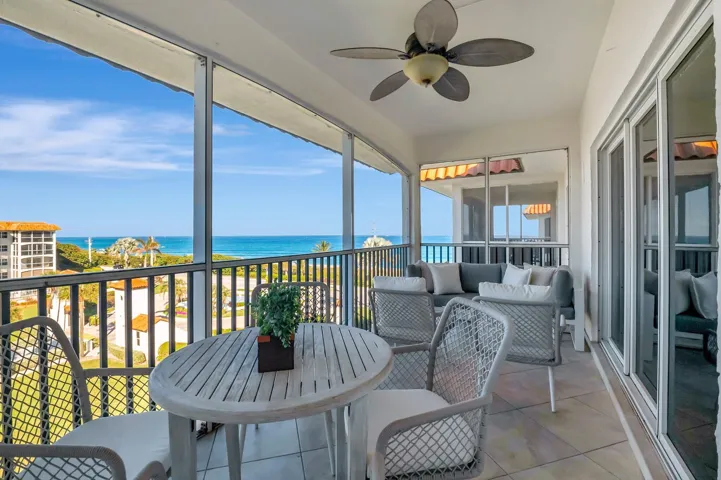 Screened Balcony w/ Ocean views