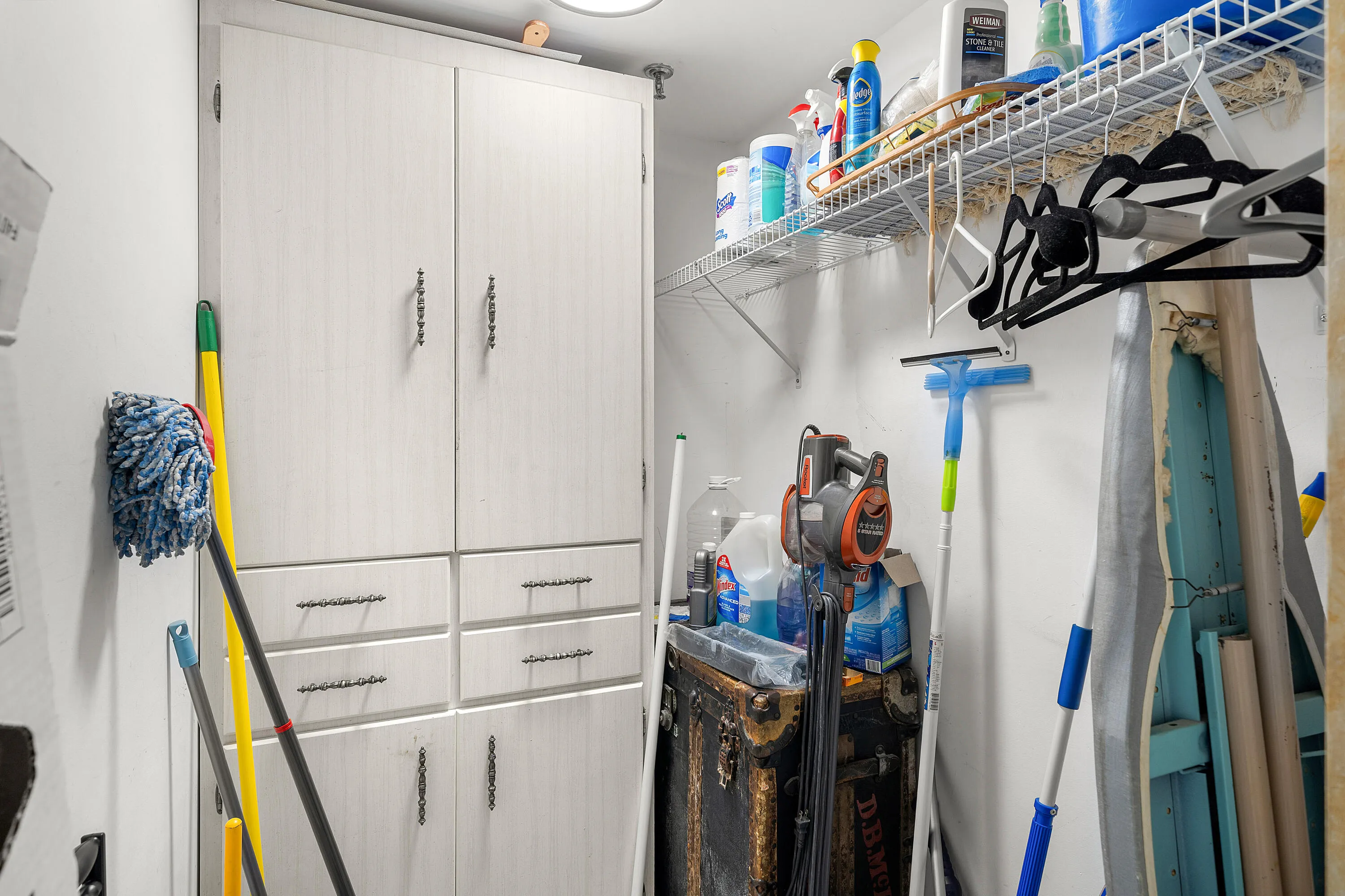 Given location of two plumbing lines - this could easily be converted into a laundry room