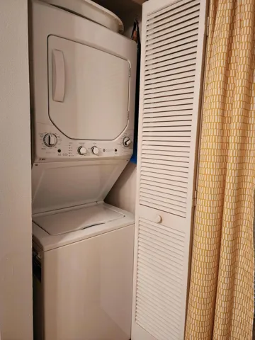 Laundry in kitchen
