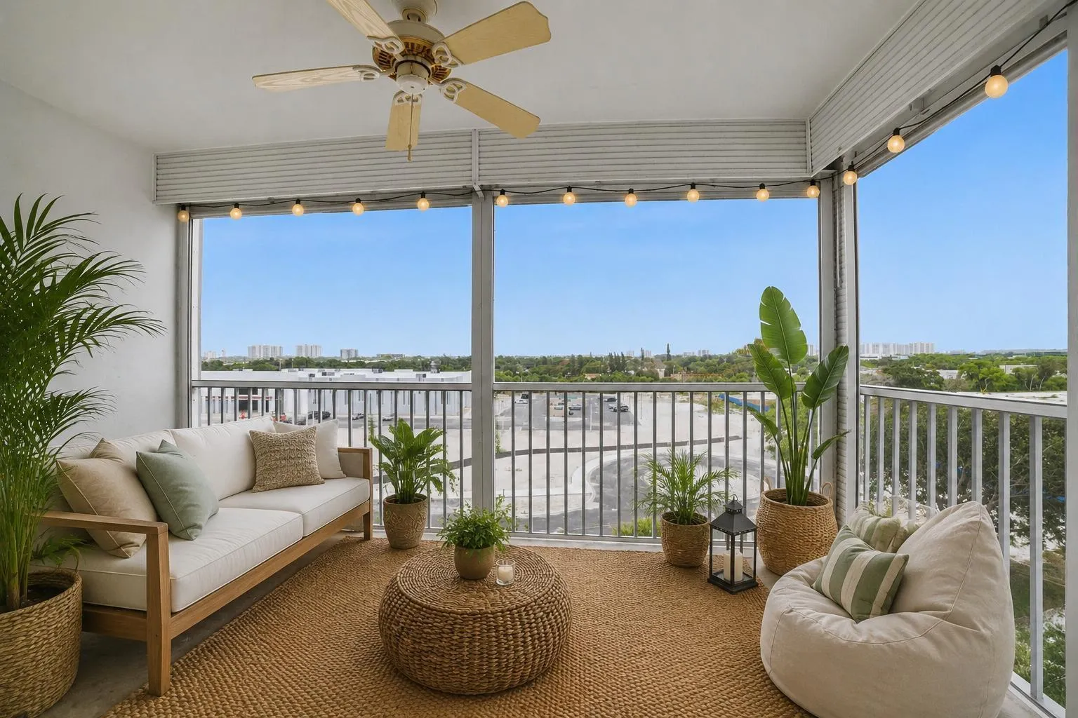 Virtual staged - Balcony