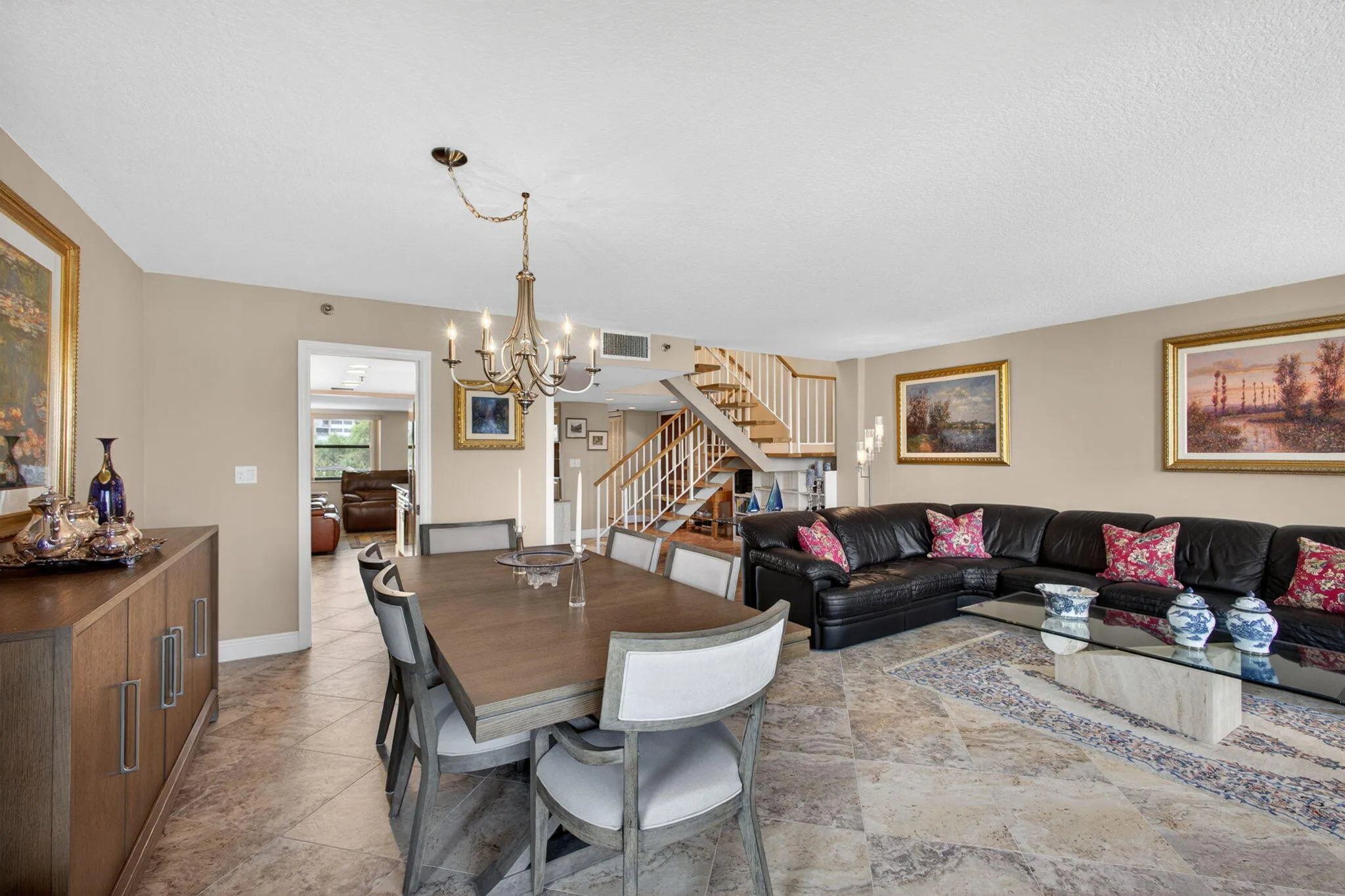 Dining into the Living room