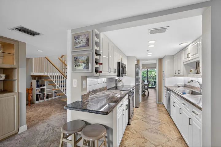 From Den into Kitchen