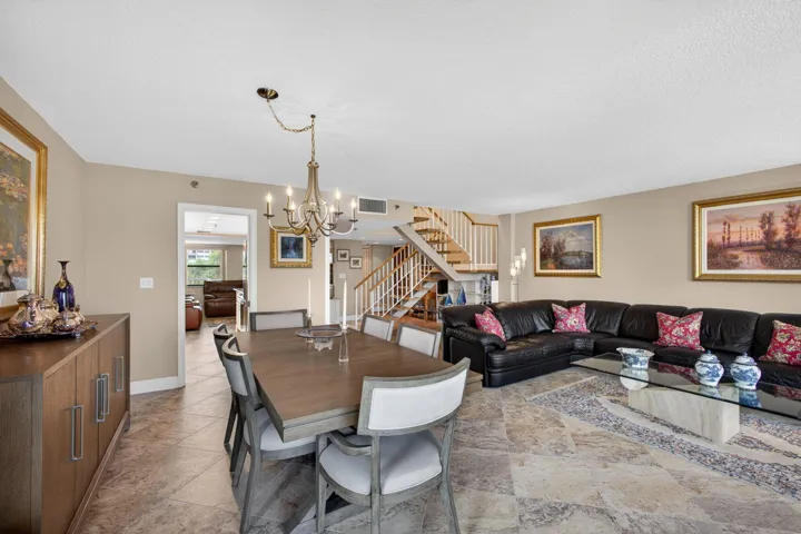 Dining into the Living room