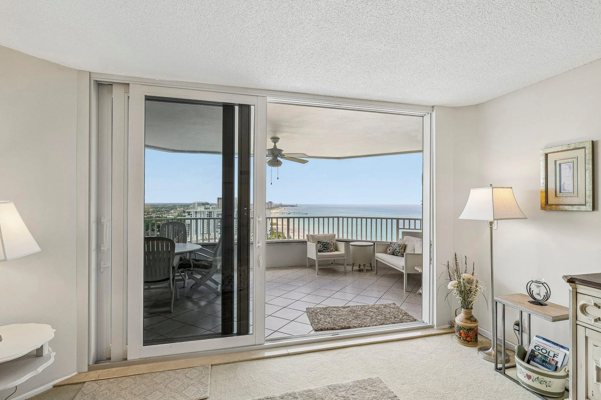 Large living room with amazing views