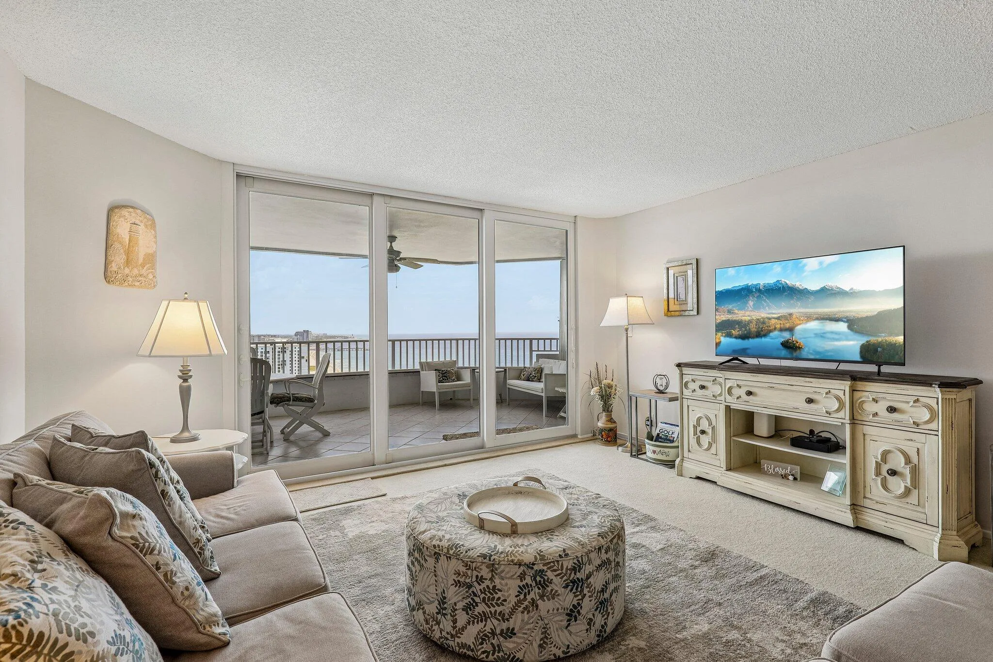 Large living room with amazing views