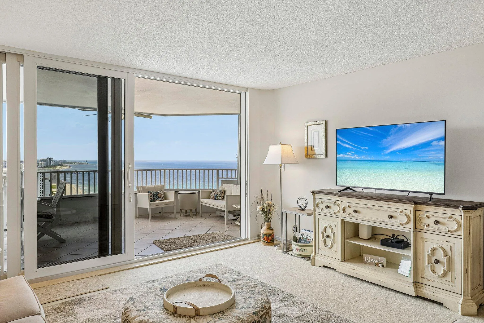 Large living room with amazing views
