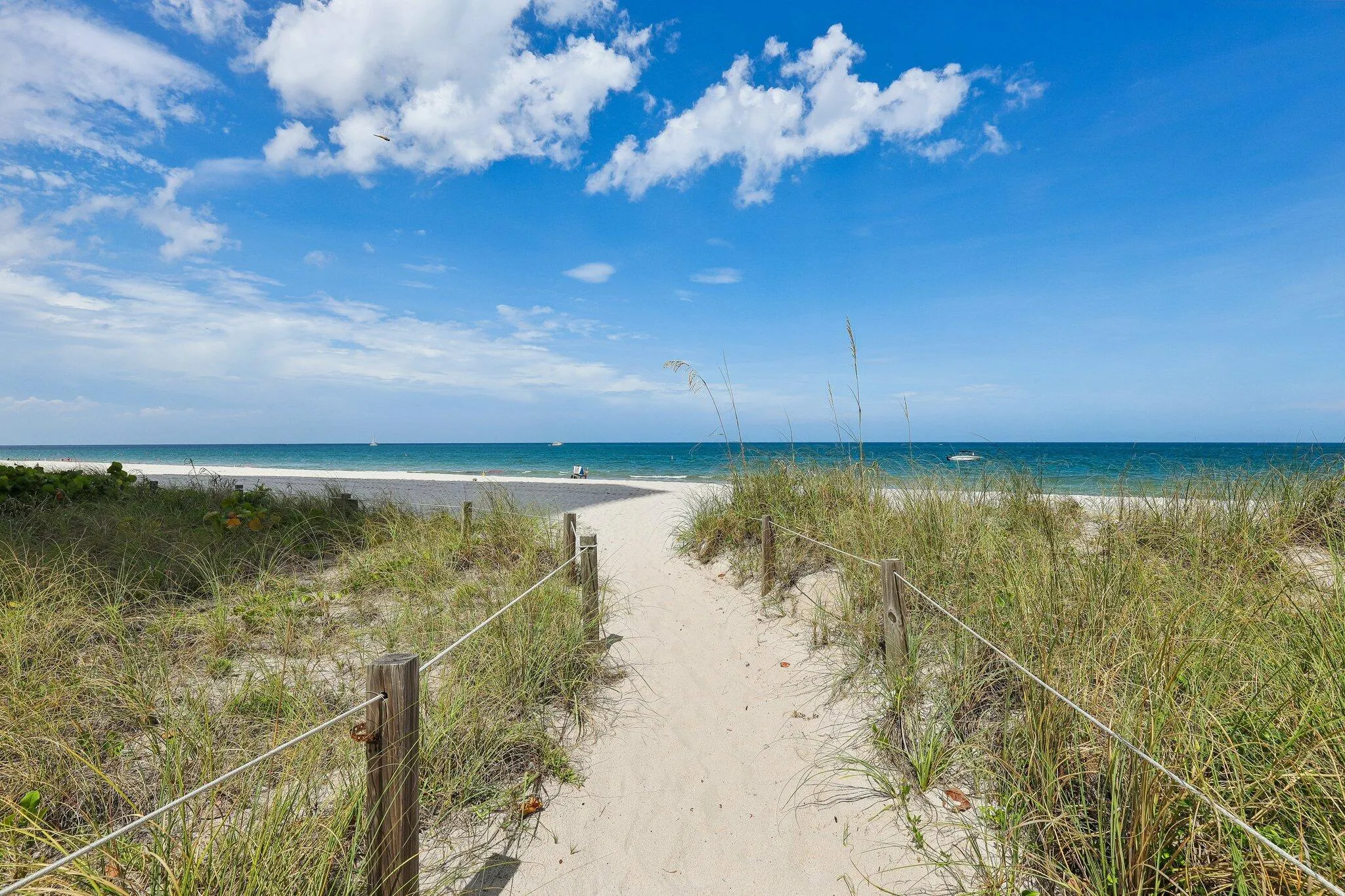 Private beach access