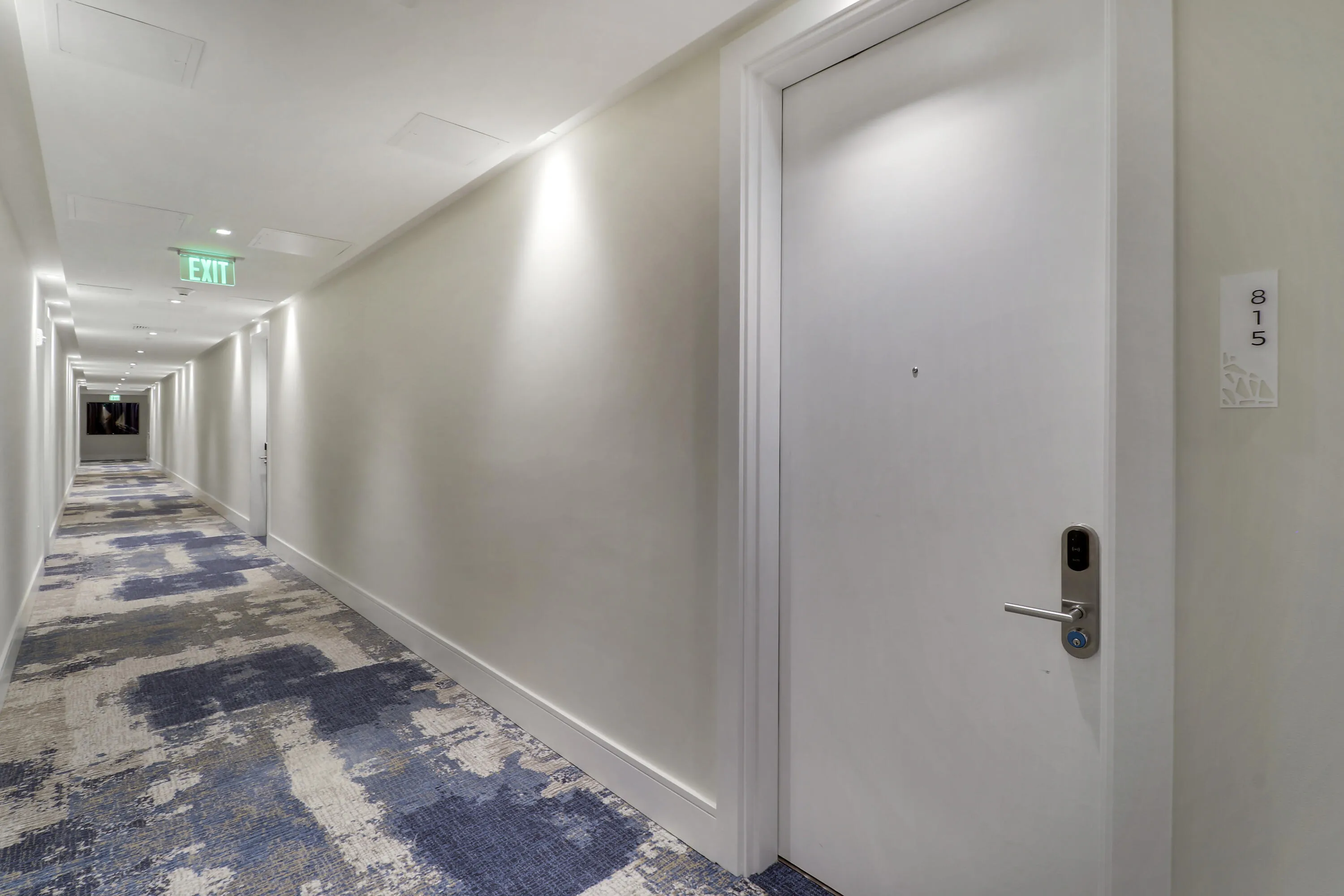 Exterior Hallway at unit