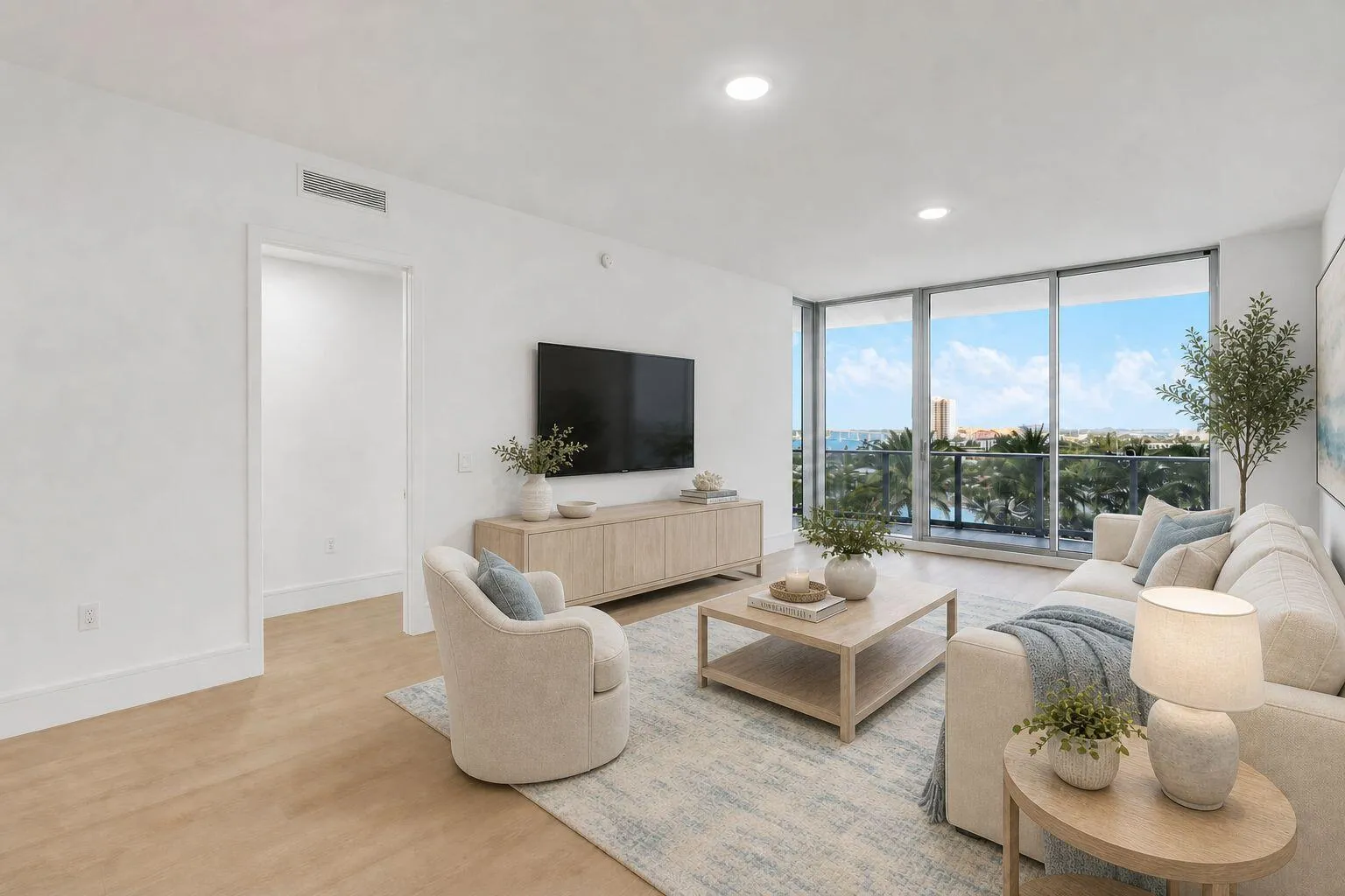 Great Room - Staged with View I
