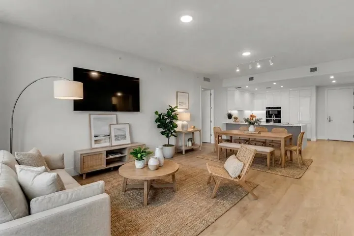 Great Room Dining Staged Neutral