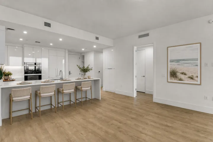 Breakfast Bar and Entry - Staged
