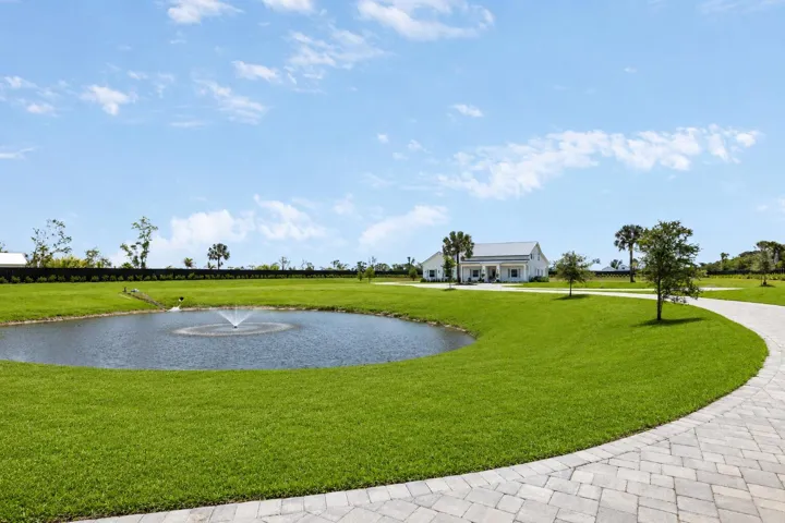 Front and pond