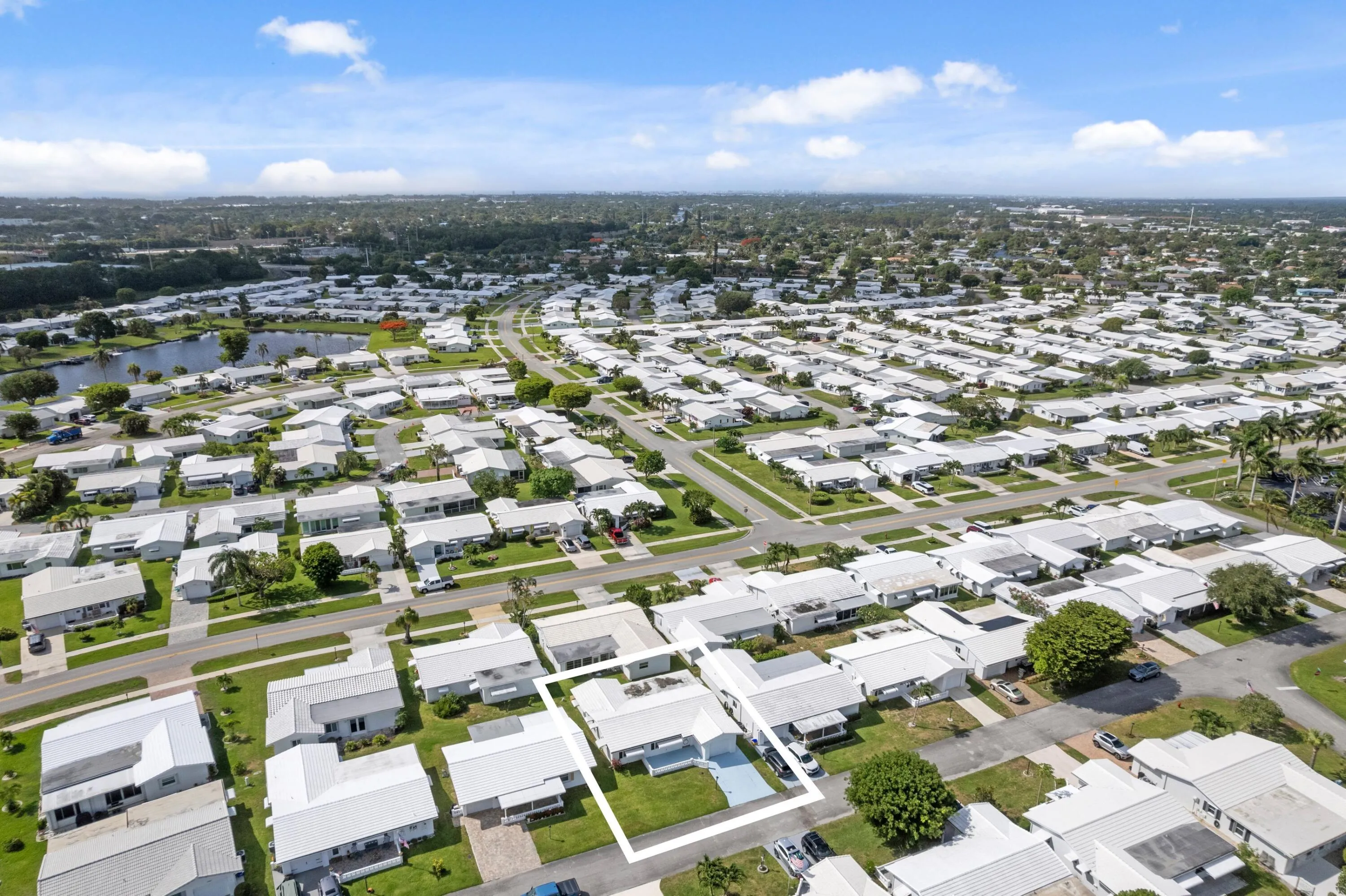 Aerial Neighborhood View