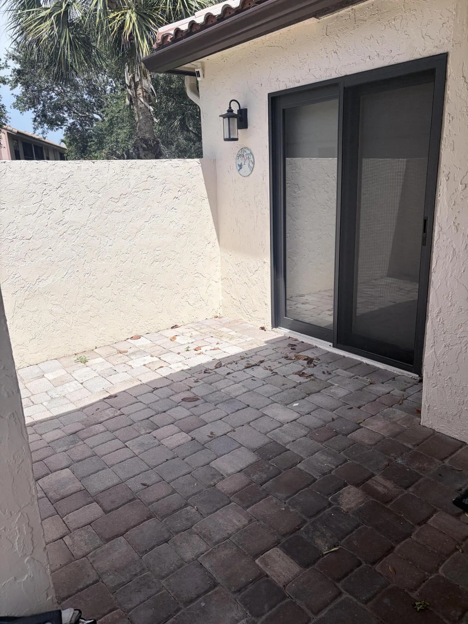 Front patio off the kitchen