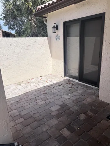Front patio off the kitchen