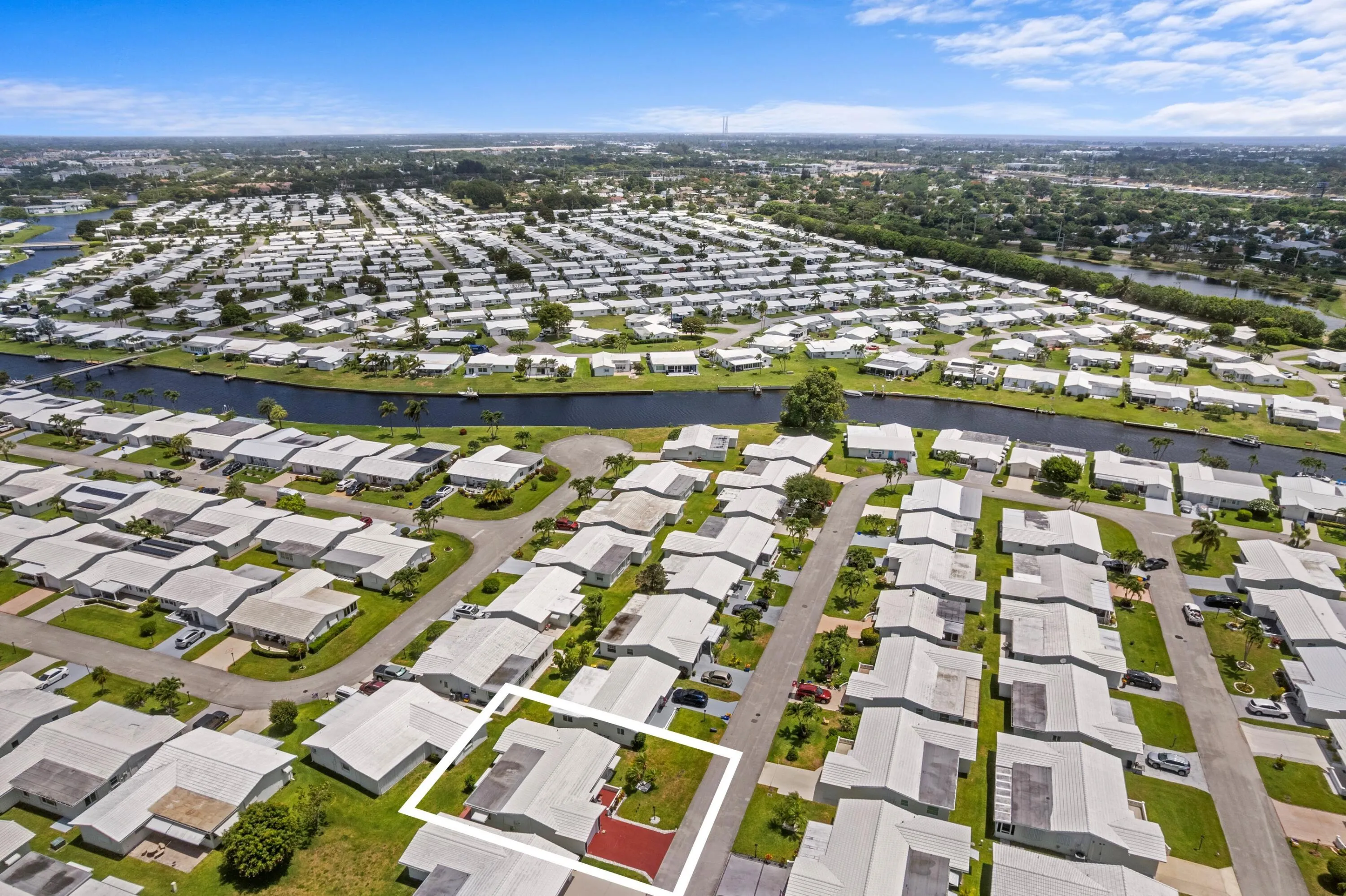 Aerial Neighborhood View