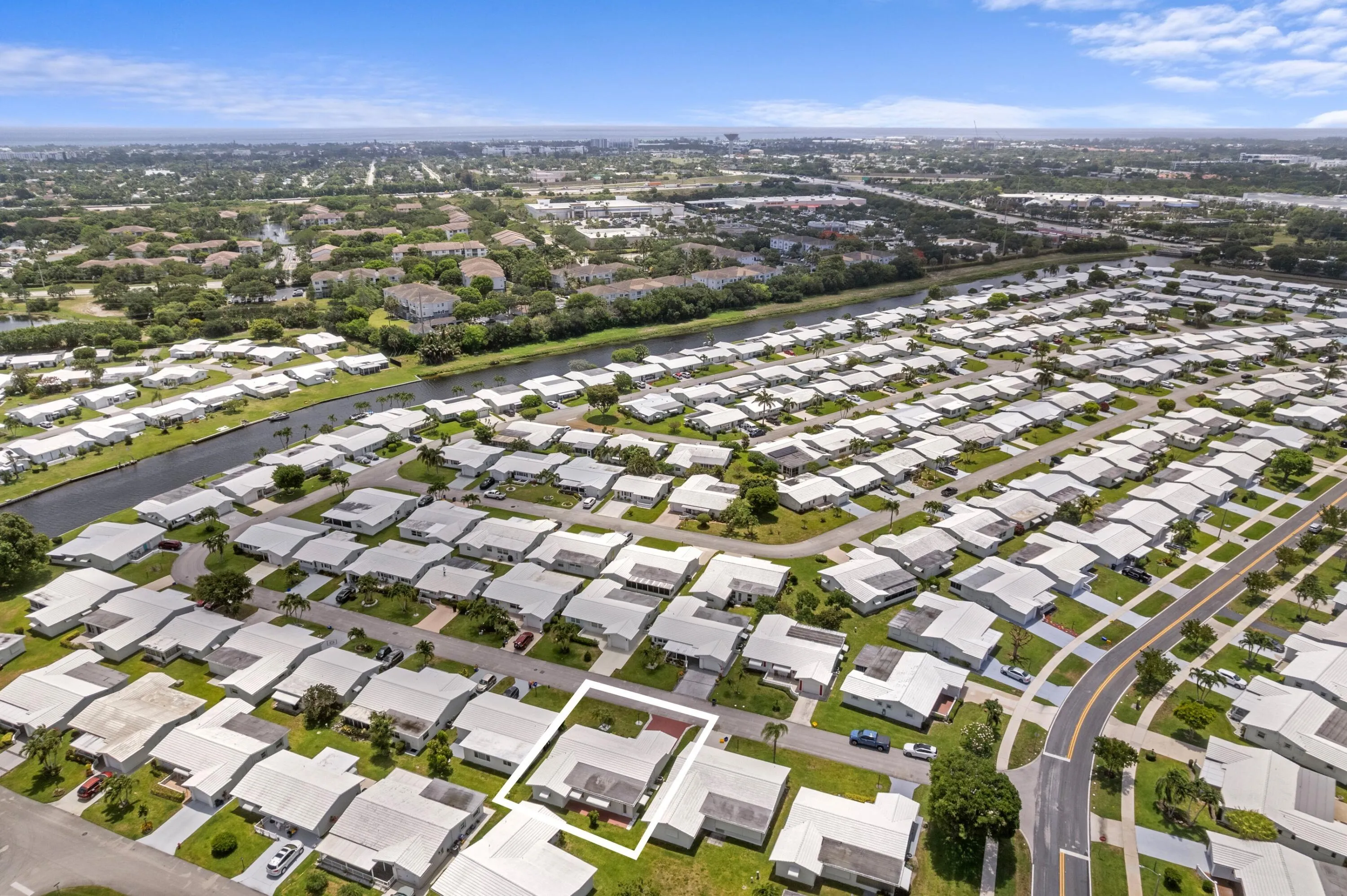 Aerial Neighborhood View