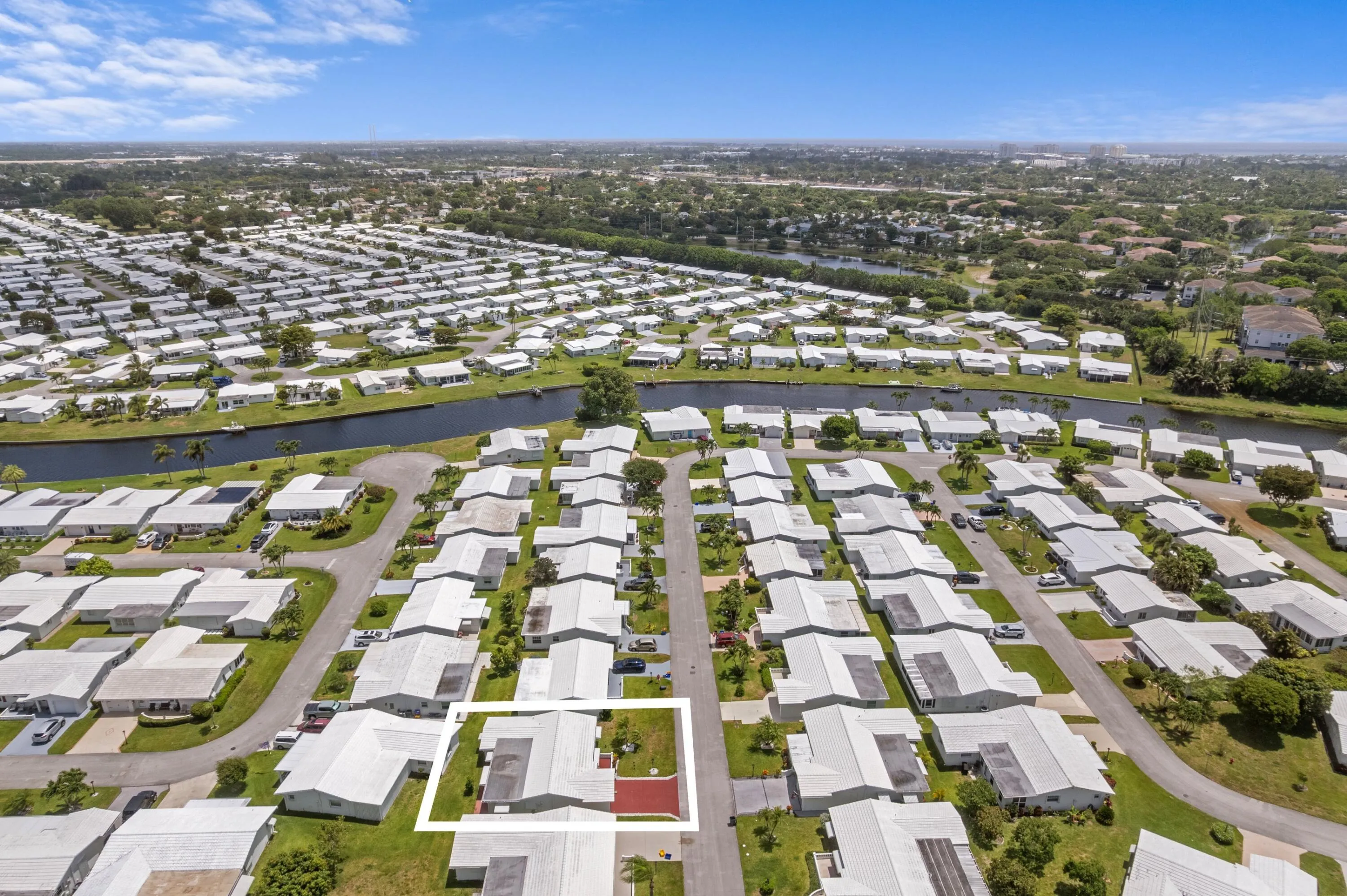 Aerial Neighborhood View