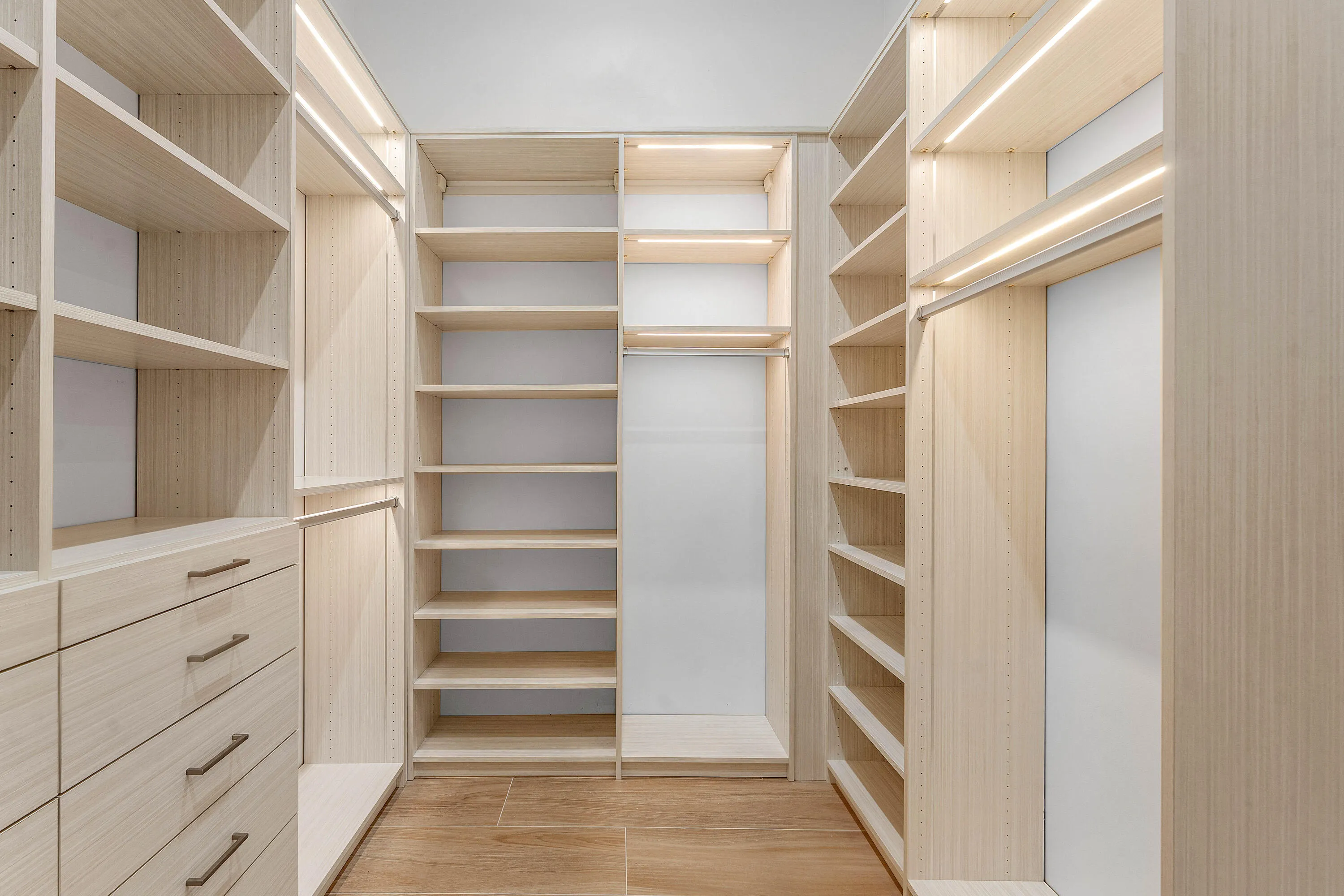 Primary closet