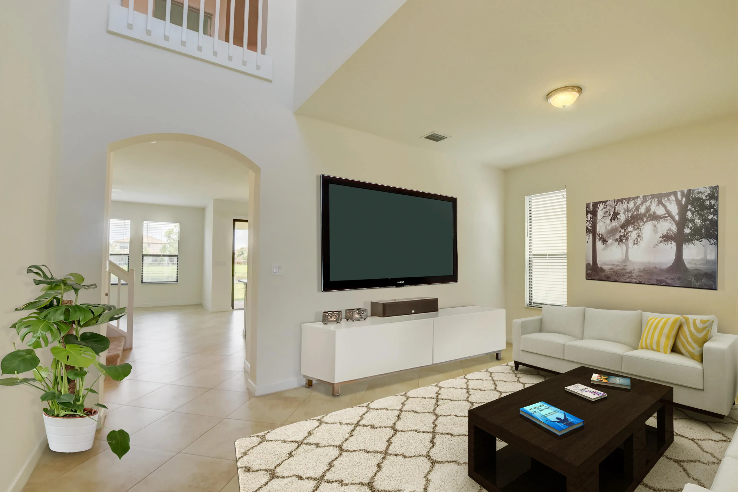 Den/Office-staged
