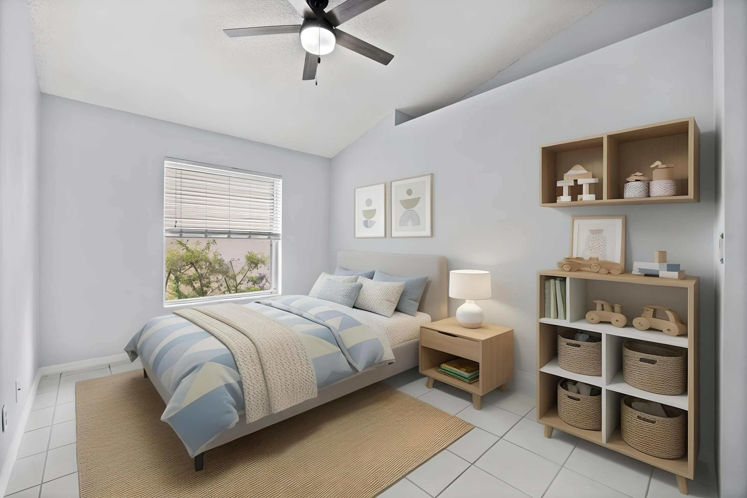 Bedroom 3/den/office, virtually staged