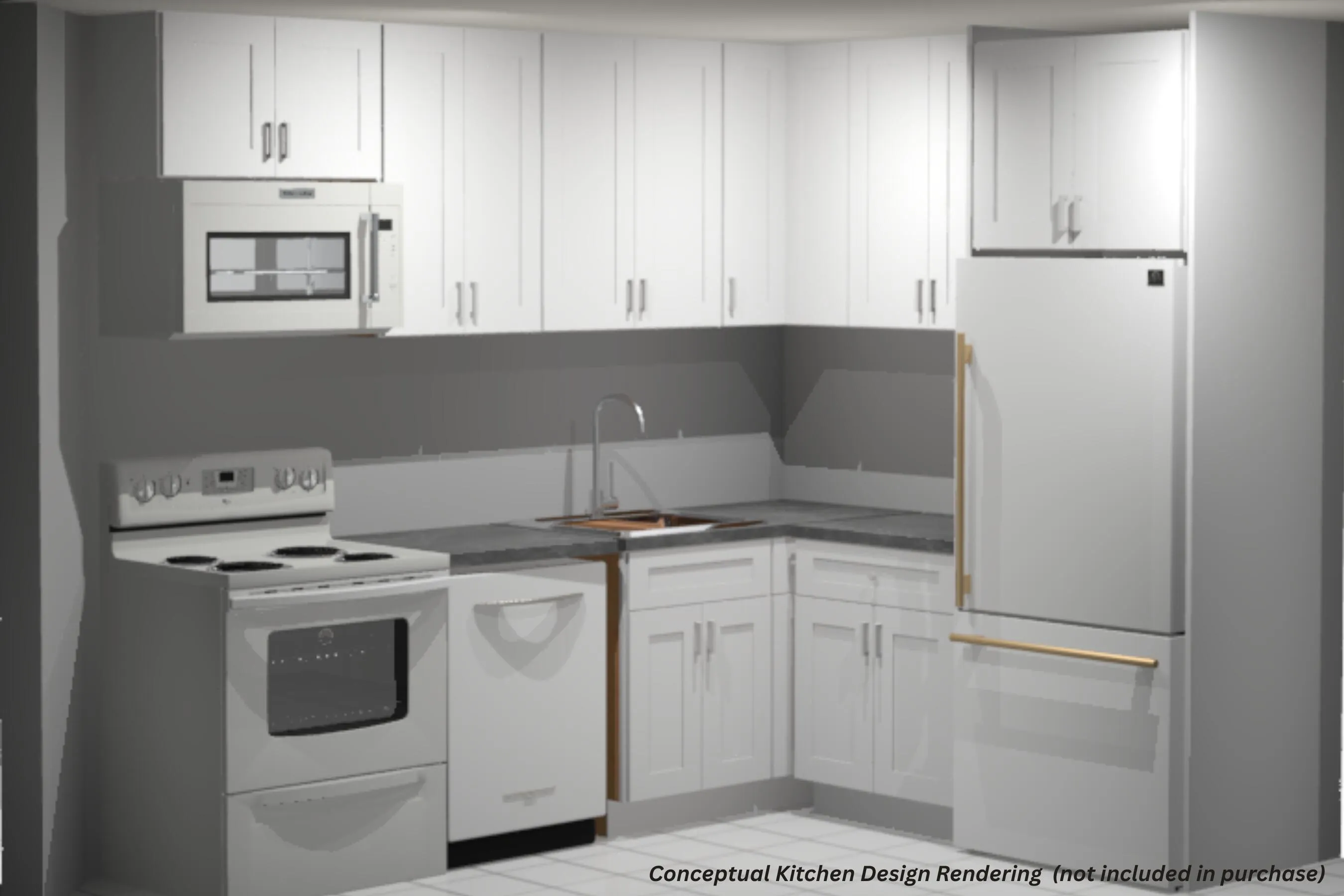 304Golfview304-Conceptual Kitchen Render