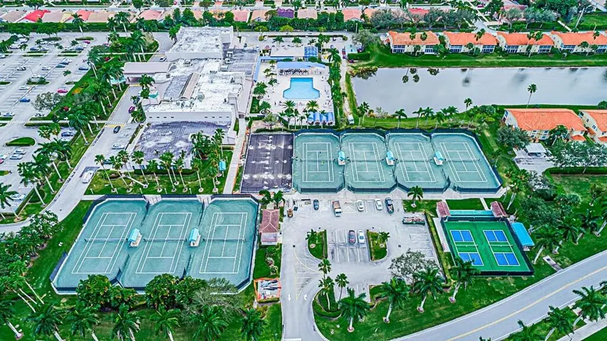 Tennis Pickleball Aerial
