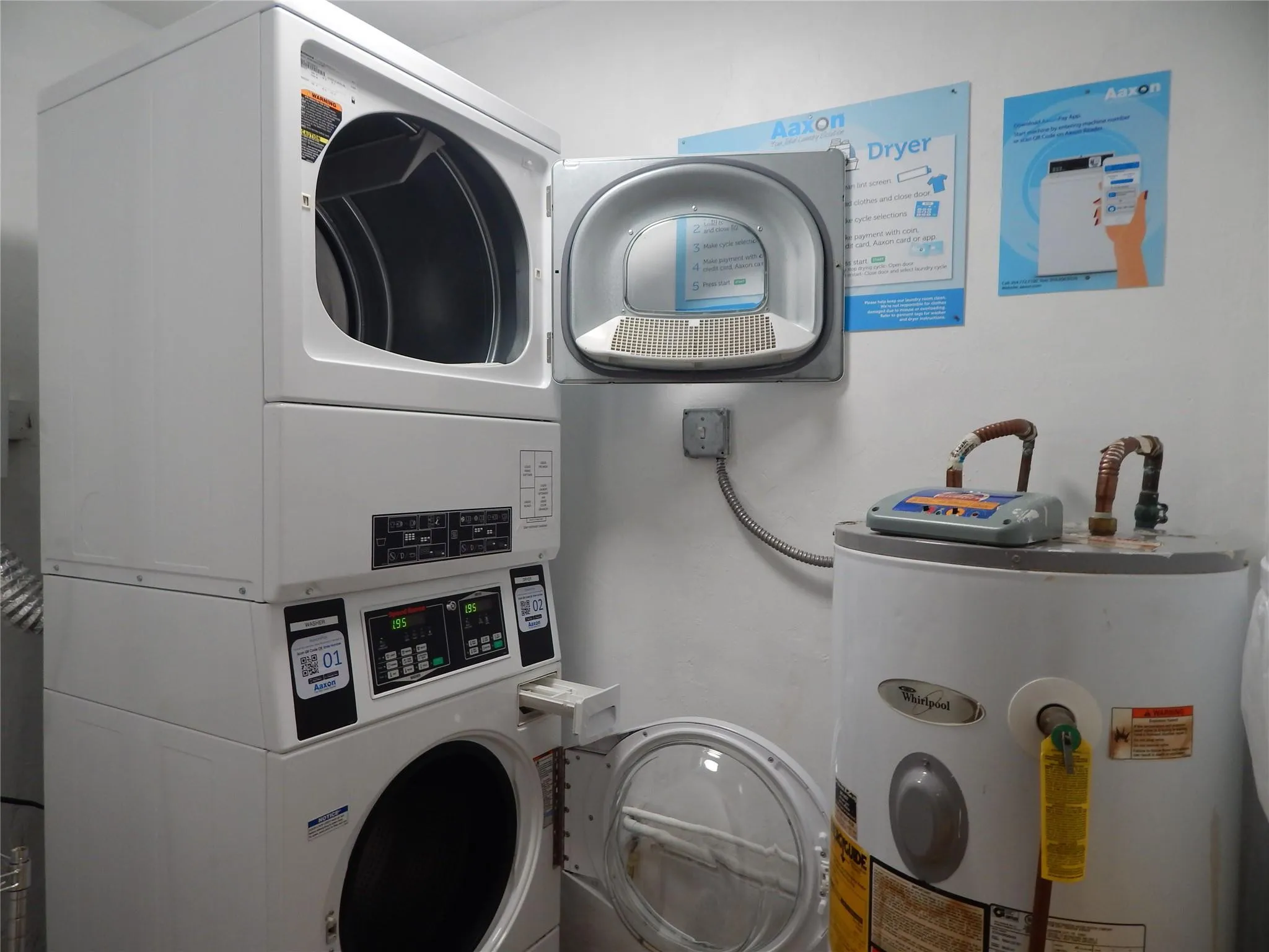laundry just across the hall