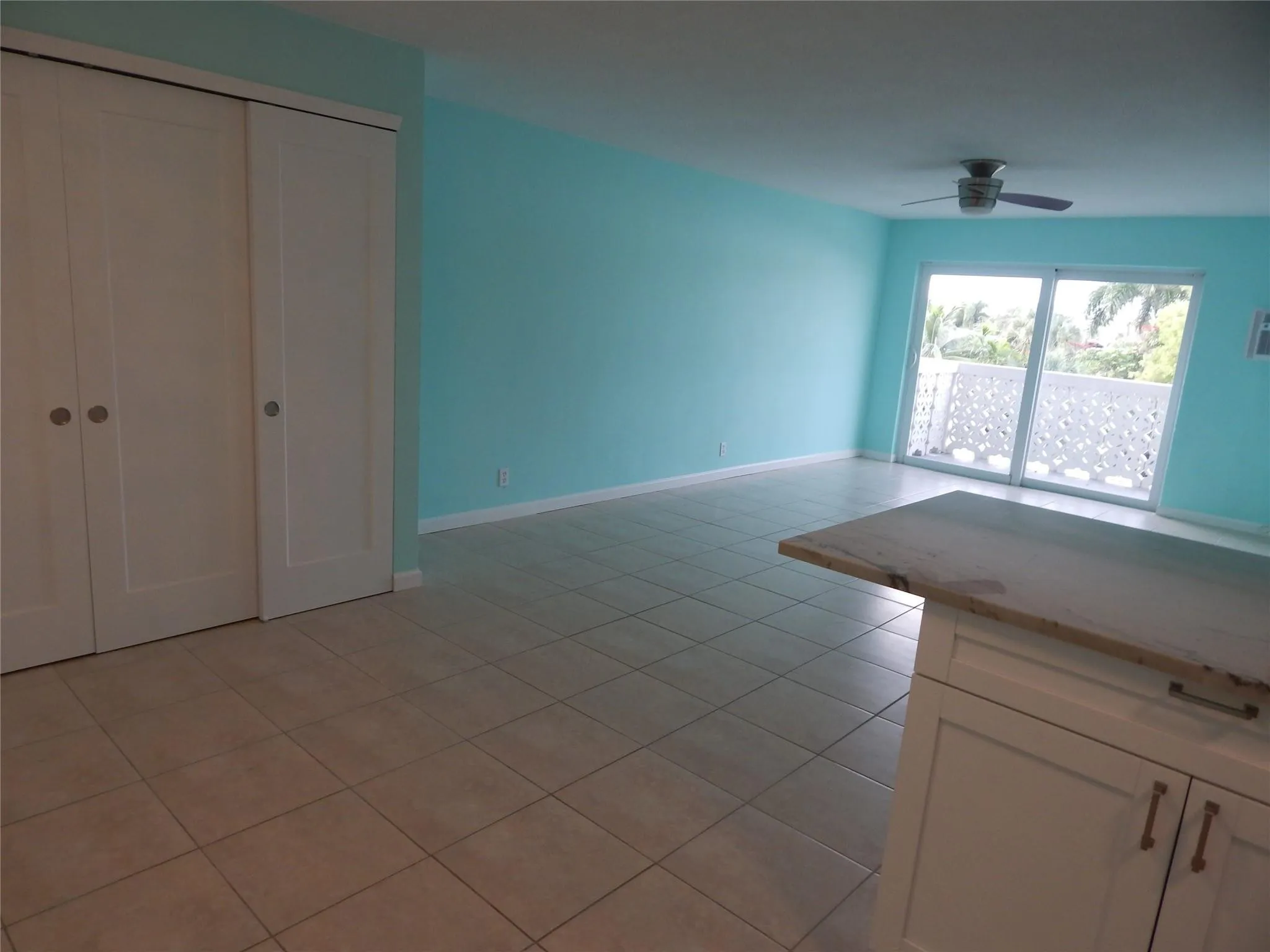 open concept living /dining /kitchen