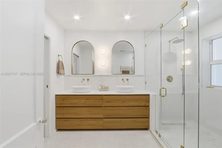 New, spacious primary bathroom