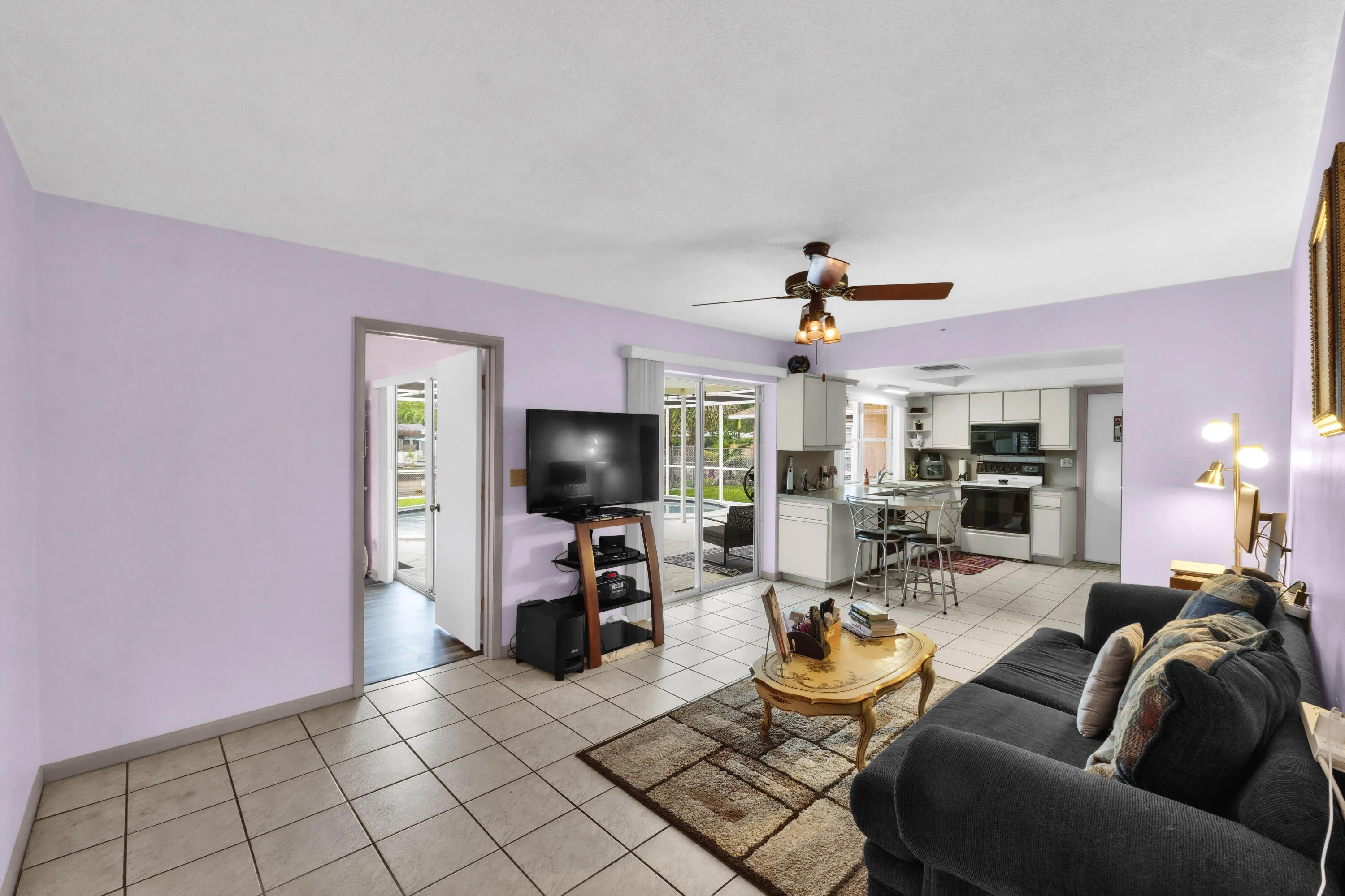 Neutral Tile in All Living Areas