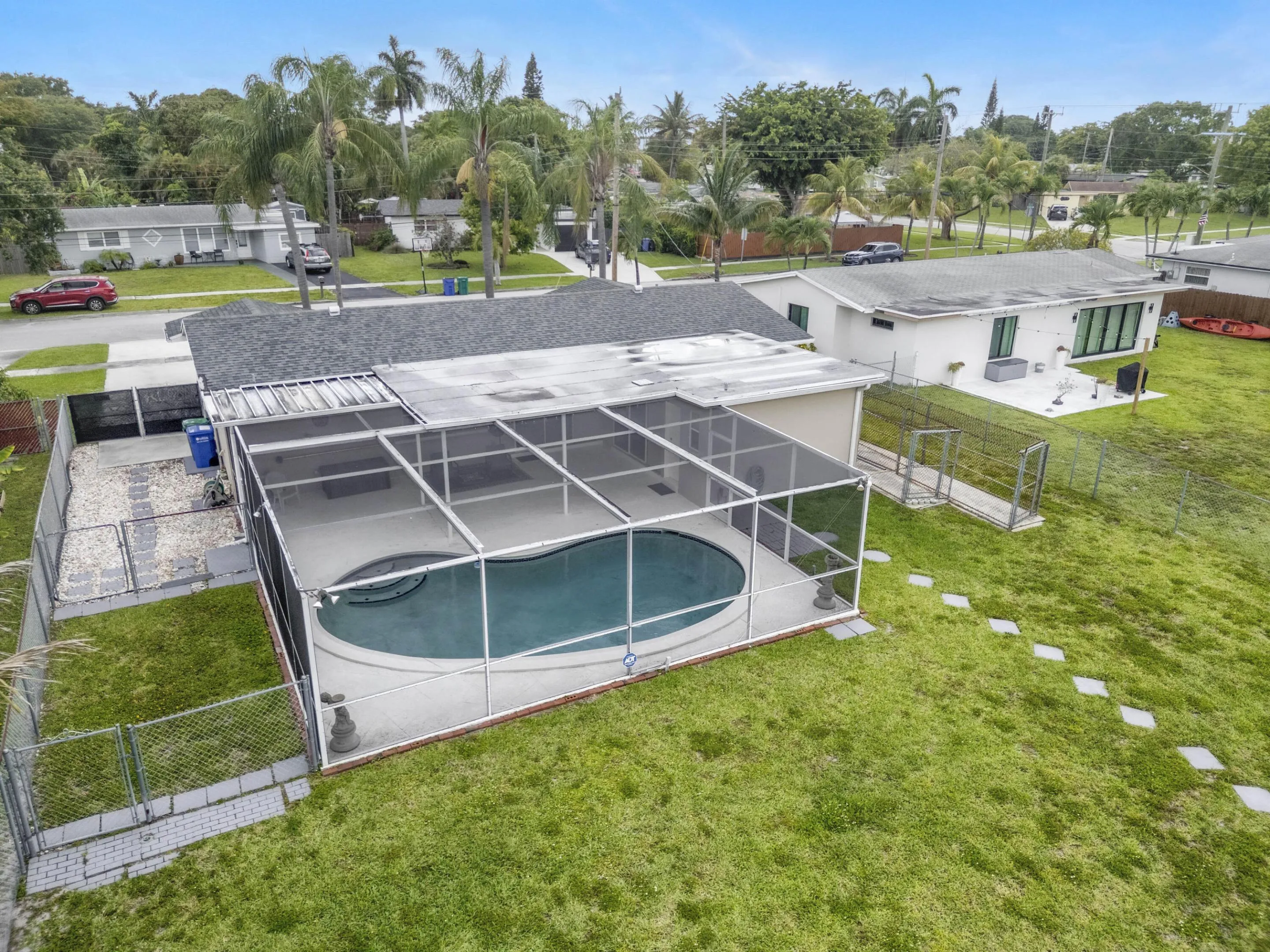 Side Yard with Separate Fencing