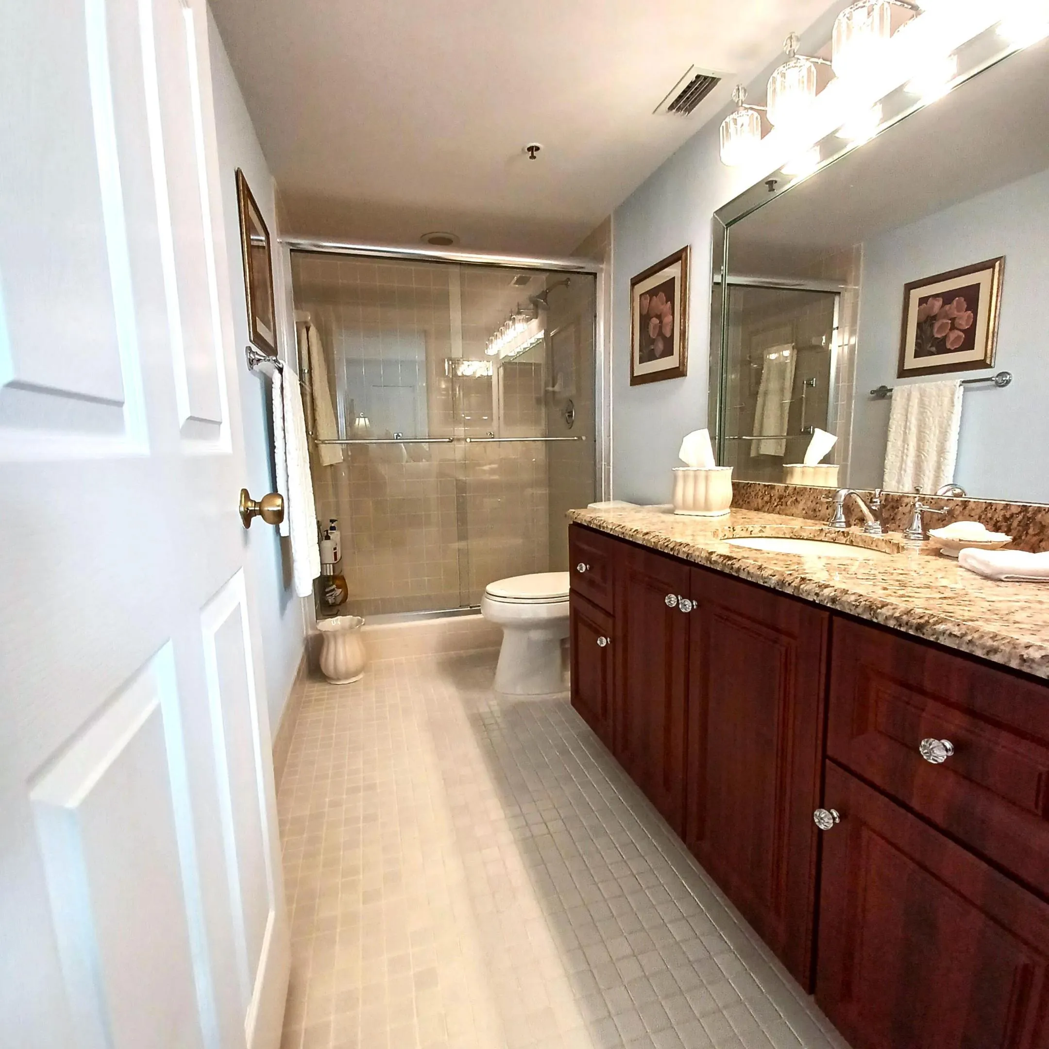Beautiful Vanity and Lighting Fixture